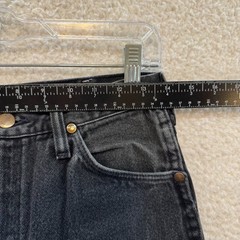 Vintage Wrangler Grey Black Relaxed Straight Leg Jeans 4 6 26 27 Tall Long