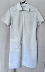 Vintage Glenbrooke White Nurse Dress Women’s 1960s 70s Medical Uniform