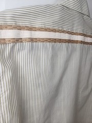 MARDEL Vtg Handcrafted Embellished Western Gld Beige Shirt Sz 14 1/2 (32/33)
