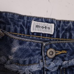 Moto Denim skirt mini Ladies 6 XS Star Topshop Jean Patchwork Micro Y2K Vintage