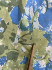 Vtg 70s Butterfield 8 Floral Maxi Kaftan Muumuu Dress Retro Boho Caftan Small