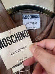 90s Vintage MOSCHINO COUTURE! Set Up Skirt Suit Italy Rare New with Tag
