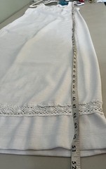 GIORGIO SANT ANGELO White Sleeveless Maxi Dress Size 10 (small thru chest – 34″)