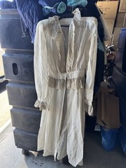 Late1930s Silk Bridal Nightgown. – Lace – Embroidery – Vintage Wedding Dress