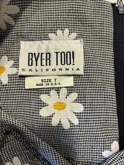 VTG 90s Byer Too Women’s Zip Up Dress with Front Pockets Made In USA Size 7