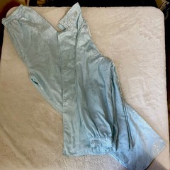 Vtg Eve Stillman Couture Pajama Set Satiny Embroidered Peekaboo Cut Outs Women M