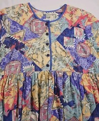 Vintage 90s Kathryn Deen New York Floral Midi Dress Size 18 / 20 USA Made Boho