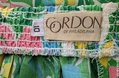 Vintage 70’s Gordon Of Philadelphia Floral A-Line Skirt Pockets Union Tag S
