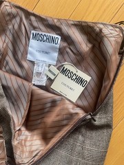 90s Vintage MOSCHINO COUTURE! Set Up Skirt Suit Italy Rare New with Tag
