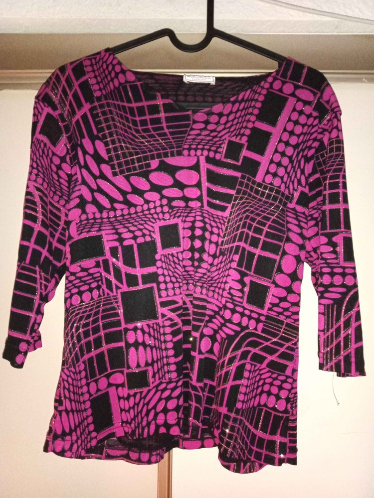 Vintage Y2K Top with 3/4 Sleeves – Extra Small