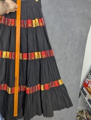 Roughrider 2 Piece Jacket & Crinkle Skirt Womens M Southwest Design USA Vintage
