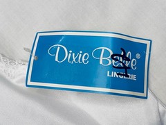 Dixie Belle Style 03511 Women’s White Laced Adjustable Strap Camisole Sz 42 Vtg