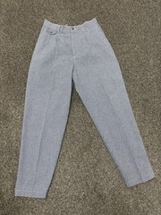 Vintage 80s Women’s Lee Houndstooth Checkered Pants 14M Tapered Fit