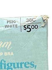 36 C VTG 70s NOS Exquisite Form BRA FUL-LY Seamless Cup P520 For Fully Figured