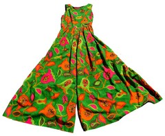 SUN FASHIONS of HAWAII Vintage Women’s Palazzo Pants Sleeveless Jumpsuit – Sz S