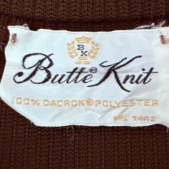 Vtg Butte Knit Cardigan Jacket Tank Belt 3 Piece Classic Womens P Large (939