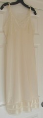 Vintage Ivory JCPENNEY ADONNA FULL Slip Antron Nylon III Union Made in USA 38