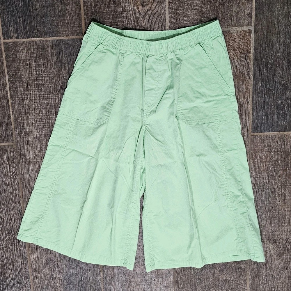 Vintage womens “American Sweetheart ” green elastic waist culottes size 14P