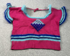 Sandy SS Sweater Angora 80s Sz XS/S Vintage New Years Party Casual West Germany