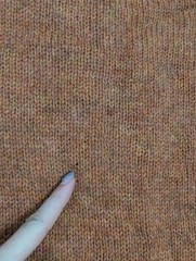 Vintage Montgomery Ward Wool Knit Sweater XS Orange Crewneck Made Hong Kong