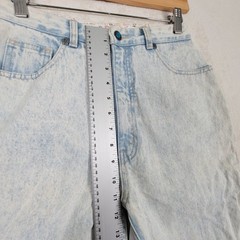 L.A. Gear Vintage Acid Washed High Waist Tapered Zip Ankle Women’s Jeans 11/28