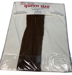 Vintage Deep Tones Queen Size Sheer Pantyhose 3X-4X NOS USA Lot 4 Coffee Suntan
