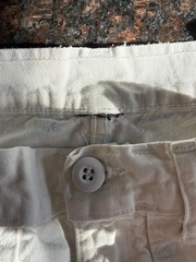 Vintage 70s 80s Earl’s Apparel White Canvas Painter Pants USA Workwear 26 x 28