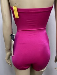 Vtg 80’s NWT Rose Marie Reid Rose Purple Stripe Accent Halter Swimsuit XS/S