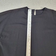 Vintage Claudia Sloan Shirt Black Pullover Cap Sleeve Blouse Top Womens L NWT