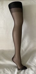 Vintage Seamed Nylon Stockings With Cuban Heel