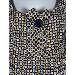 Cherry Velvet Retro Candy Sookie Silhouette Dress 100% Cotton Size 0X (XXL)