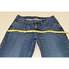 Vintage Lee Jeans Size 30 x 30 90s Blue Boot Cut Cotton Poly Blend Made Egypt