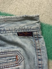 Vintage 60s 70s Landlubber Flare Wide Leg Jeans Hippie Disco 23×29 11.5 Leg