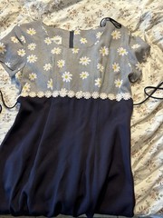 VTG 90s Byer Too Women’s Zip Up Dress with Front Pockets Made In USA Size 7