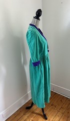 Vintage Jane Schaffhausen Belle France Dress Velvet Size 10 1980s