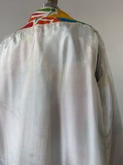 60s Mod Psychedelic Pop Art Print A-Line Swing Coat/ Statement Jacket/Mini Dress