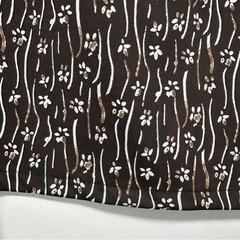 Vintage 90s Axcess Chocolate Brown Floral Midi Skirt Women’s Size Medium Boho