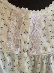 Vtg Sears Fundamentals Floral 100% Cotton Knit Sleeveless Gown & Robe Set – Sz M