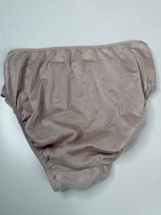 Vintage Maidenform Hi-Leg Panites Sz 7 mauve Nylon Lace Brief NWOT sexy