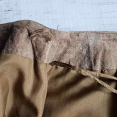 Vintage Lew Magram 100% Leather Skirt Size 10/28″ Waist