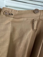 OG WOOL SAFARI PANTS DROP WAIST PLEATS