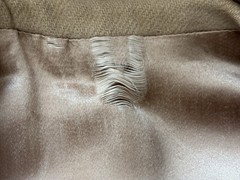 Vintage Beige Camel Double Breasted Belted Women’s Coat Dry Clean Only