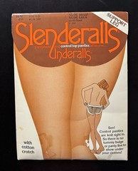 Vintage 1981 Slenderalls by Underalls Pantyhose size A-B 350 Nude legs & brief