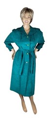 Vtg 70s Count Romi Women’s Ultra Suede All Weather Traveler Duster Trench Coat 8