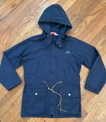 1960s Izod Boys / Women’s Small Canvas Style Parka.made Japan
