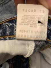 Vintage LEVI’s Silver Tab 80s acid wash pleated front jeans W30 L30
