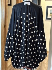 Vintage Platinum Dorothy Schollin Jacket Kimono Blazer Artistic Boho Style