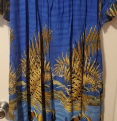 Winlar Oceanic Dress, Vintage Medium Size, Blue