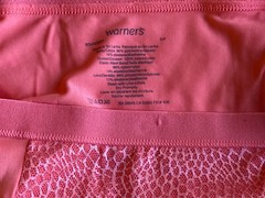 1124 Warner’s 3XL Raspberry RED Blissful Full Brief Light Control Panty #4433W