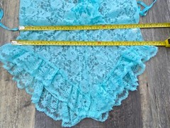 Vintage Victoria’s Secret CROWN Label 80s Lace Lingerie Bodysuit Teddy S-M USA